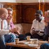 With pastors Arne Rudshaugen and Duke Ajieh and missionary Frank Fotland